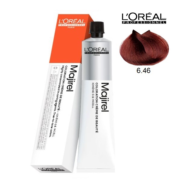 L'Oréal Majirel  6.46  Ξανθό Σκούρο Χάλκινο Κόκκινο