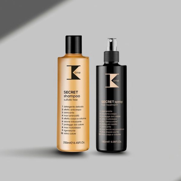 K-Time Secret Σετ | 10 in 1 Shampoo Sulphate-Free 250ml + Spray Mask Multi 180ml